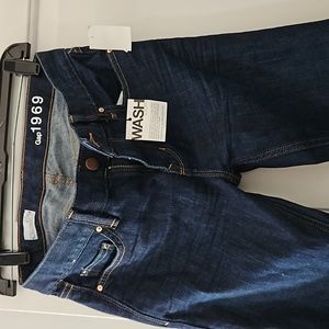 Gap 1969 real straight dar denim jeans size 27 xl (extra long)